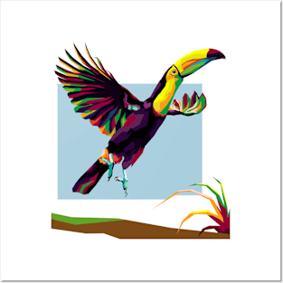 Animal Bird Pop Art Posters and Art